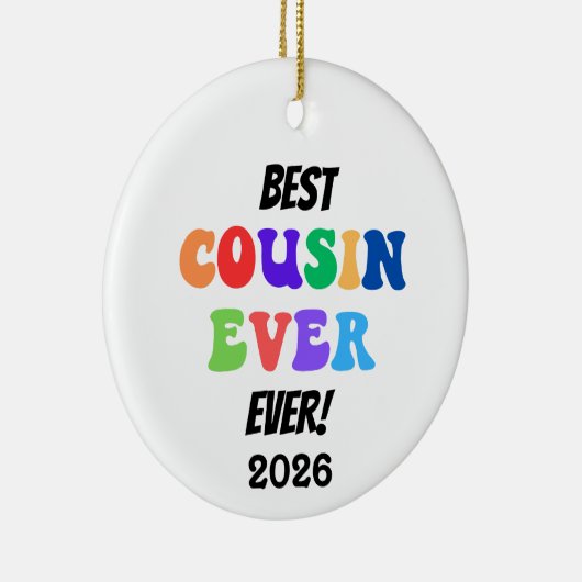 Best Cousin Crew Ever Keramik Ornament (Rechts)