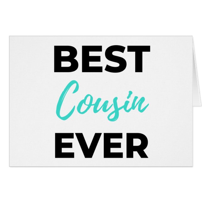 Best Cousin Ever 2 (Vorderseite (Horizontal))