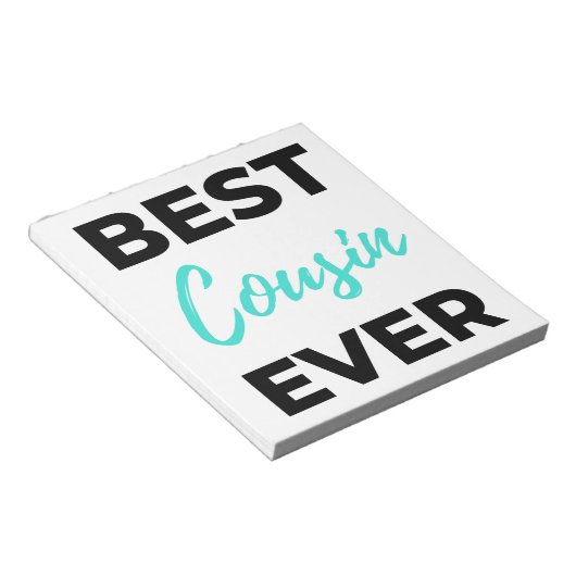 Best Cousin Ever 2 Notizblock (angewinkelt)