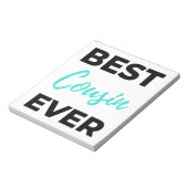 Best Cousin Ever 2 Notizblock (Rotiert)