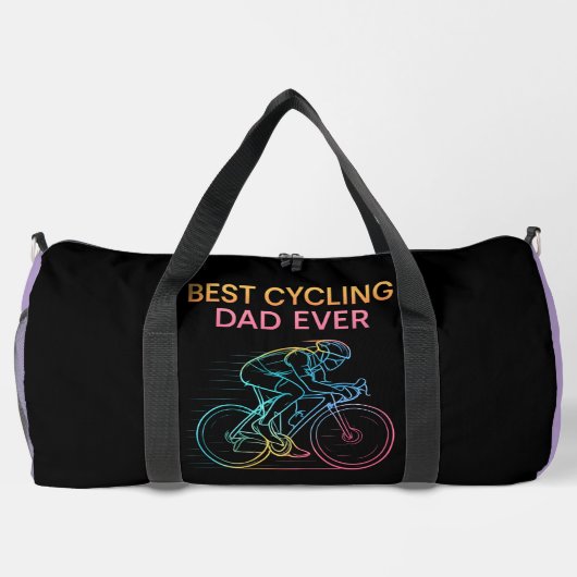Best Cycling Dad Ever Duffle Bag (Rückseite)