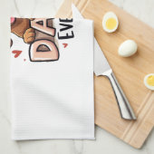 Best Dachshund Dad Ever T Shirt Geschirrtuch (Viertel Falte)