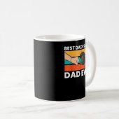 Best Dachshund Dad Ever T-Shirt Kaffeetasse (VorderseiteRechts)