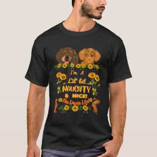 BEST DACKEL FUNNY DACKEL HUND LOVER NAUGHTY UND T-Shirt
