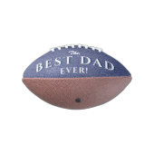 Best Dad Blue Leather Father`s Day 3 Photos Football (Gedreht 270)