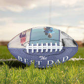 Best Dad Blue Leather Father`s Day 3 Photos Football