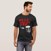 Best Dad By Par  Disc Golf   Men Him T-Shirt (Vorne ganz)