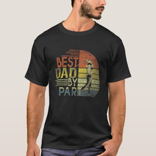 Best Dad By Par Father s Day Golf  Grandpa T-Shirt (Vorderseite)