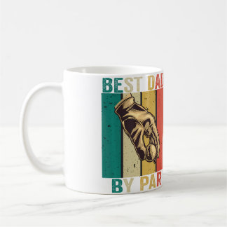 Best Dad By Par Father'S Day Golf Player Reto Vint Kaffeetasse