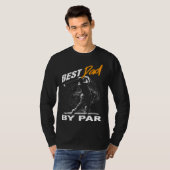 best dad by par fathers day golf T-Shirt (Vorne ganz)