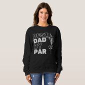 Best Dad By Par Frisbee Disc Golf Player Sweatshirt (Vorne ganz)