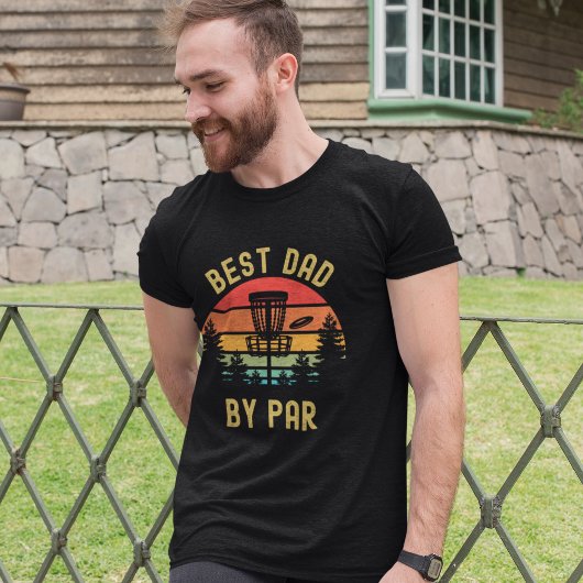 Best Dad By Par, Fun Golf Disc  T-Shirt