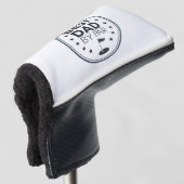 Best Dad By Par Golf Badge Design Golf Headcover (3/4 Vorderseite)