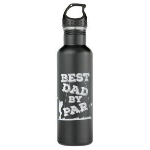 Best Dad by Par Vatertag und Golf Edelstahlflasche