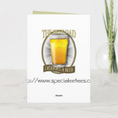 Best Dad Deserves A Beer Karte (Rückseite)