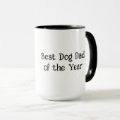 Best Dad Dog ,Photo And Name, Mug Tasse (VorderseiteRechts)