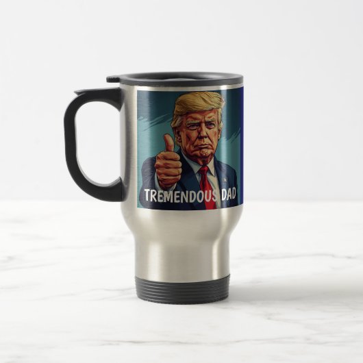 BEST DAD DONALD TRUMP TRAVEL COFFEE MUG REISEBECHER (Links)