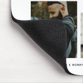  Best Dad Ever 4 Photos Modern Fathers Day Gifts Mousepad (Ecke)