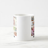Best Dad Ever – 8 Photo Collage Frame Template Kaffeetasse (Mittel)