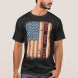 Best Dad Ever American Flag USA Patriotic Dad for  T-Shirt<br><div class="desc">Best. Dad. Ever. American Flag design with USA flag is perfect for Christmas for your dad, husband, father, grandpa, or step dad also as for Father's Day for all men from their son, daughter or from wife. Great patriotic design with American flag. American Flag Dad design is best on Christmas,...</div>