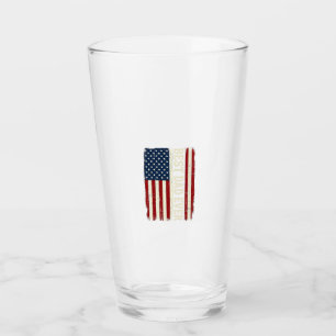 Best Dad Ever Amerikanische Flagge Vintage Vector Glas