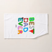 Best Dad Ever Bathroom Towel Set (Handtuch)