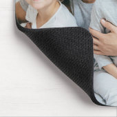 Best Dad Ever Black Custom Photo Gift From Kids  Mousepad (Ecke)