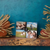 Best Dad Ever Black Fathers Day 4 Foto Collage Fotoplatte (Seite)