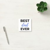 Best Dad Ever Black Post-it Klebezettel (Büro)