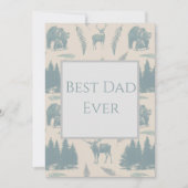 Best Dad Ever Card Karte (Vorderseite)
