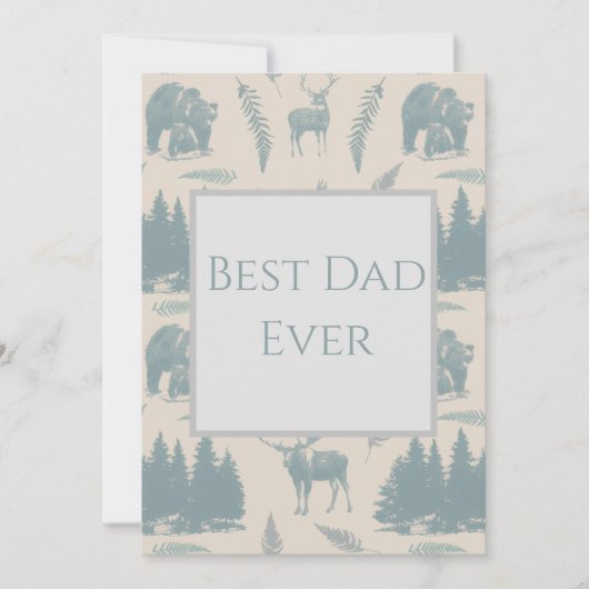 Best Dad Ever Card Karte (Vorderseite)