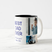 Best Dad Ever Coffee Mug Zweifarbige Tasse (VorderseiteRechts)