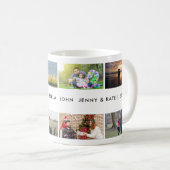 Best Dad Ever Custom Photo Collage Kaffeetasse (VorderseiteRechts)