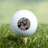 Best Dad Ever Custom Photo  Golfball (Insitu T-Shirt)