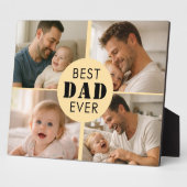 Best Dad Ever Custom Photo | Personalized Father’s Fotoplatte (Seite)