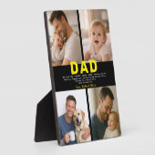 Best Dad Ever Custom Photo | Personalized Father’s Fotoplatte (Seite)