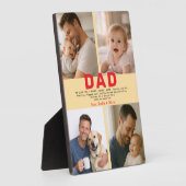 Best Dad Ever Custom Photo | Personalized Father’s Fotoplatte (Seite)
