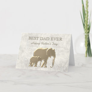 Best Dad Ever , Elegant Father's Day Feiertagskarte