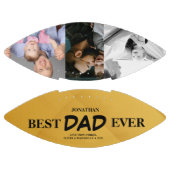 Best Dad Ever Father & Kids Photo Design Football (Paneele)