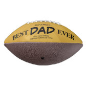 Best Dad Ever Father & Kids Photo Design Football (Gedreht 270)