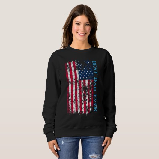 Best dad ever Father s day Sweatshirt (Vorne ganz)