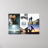 Best Dad Ever Fatherhood Typography Design Leinwanddruck (Vorderseite)