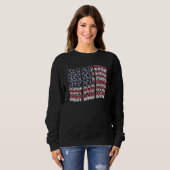 Best Dad Ever Fathers Day American Flag Father Dad Sweatshirt (Vorne ganz)
