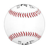 'Best Dad Ever' Father's Day Fun Birthday Gift  Baseball (Rückseite)