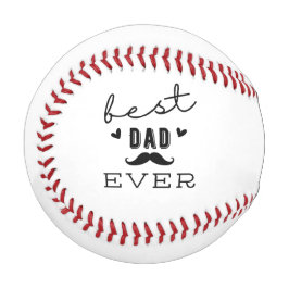 'Best Dad Ever' Father's Day Fun Birthday Gift  Baseball