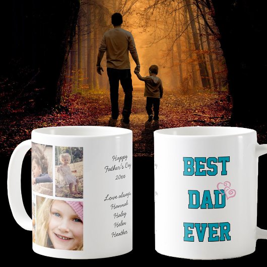 Best Dad Ever Father's Day or Any Occasion Photo Kaffeetasse