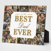 Best Dad Ever Father's Day Photo Frame Collage Fotoplatte (Seite)