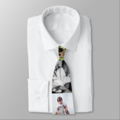 Best Dad Ever Foto Klebemasse Customized Necktie Krawatte (Gebunden)