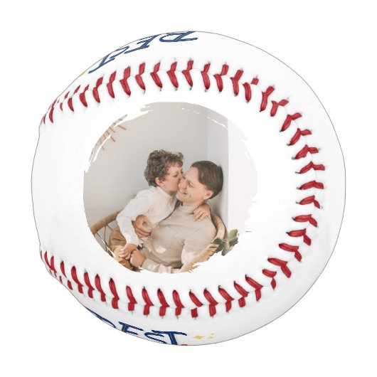 'Best Dad Ever' Fun Father's Day Birthday Gift  Baseball (Rückseite Links)