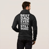 Best Dad Ever Funny Gift for Father's Day Hoodie (Schwarz voll)